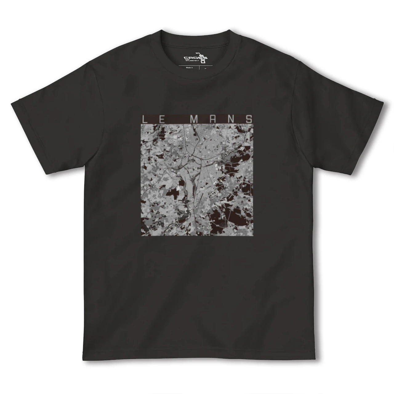 【ル・マン(フランス)】地図柄ヘビーウェイトTシャツ