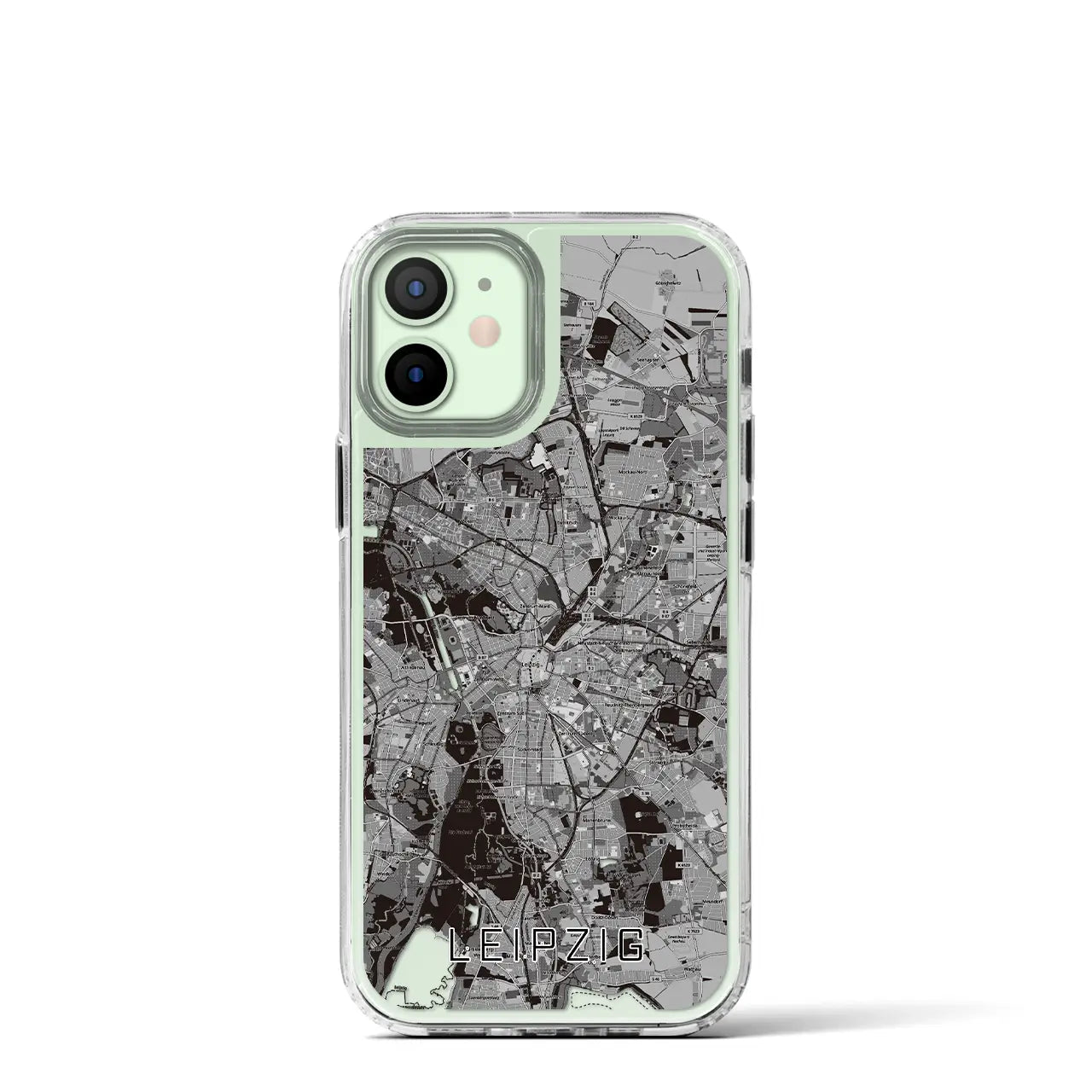 【ライプツィヒ(ドイツ)】地図柄iPhoneケース(MagSafeタイプ)