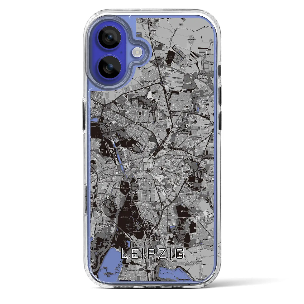【ライプツィヒ(ドイツ)】地図柄iPhoneケース(MagSafeタイプ)
