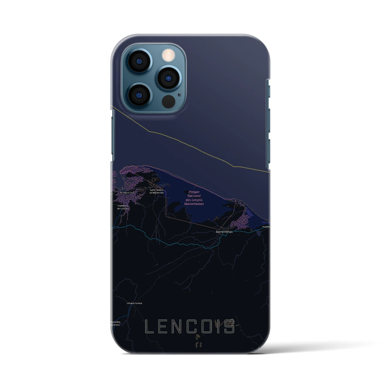 【レンソイス(ブラジル)】地図柄iPhoneケース(バックカバータイプ)