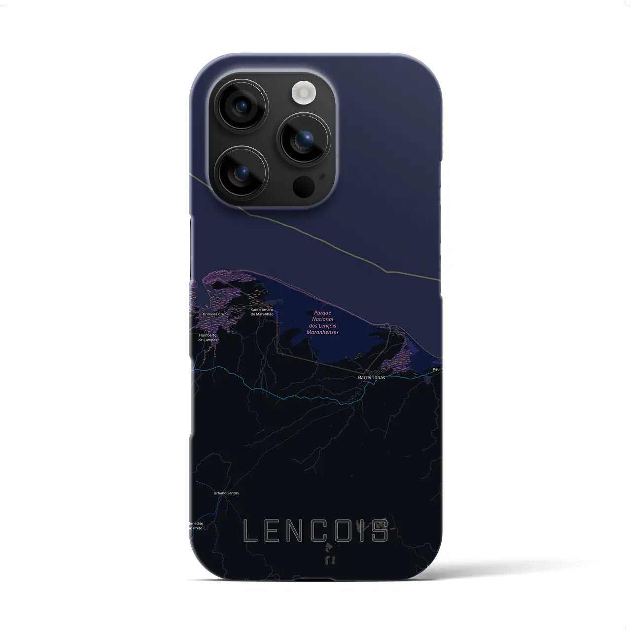 【レンソイス(ブラジル)】地図柄iPhoneケース(バックカバータイプ)