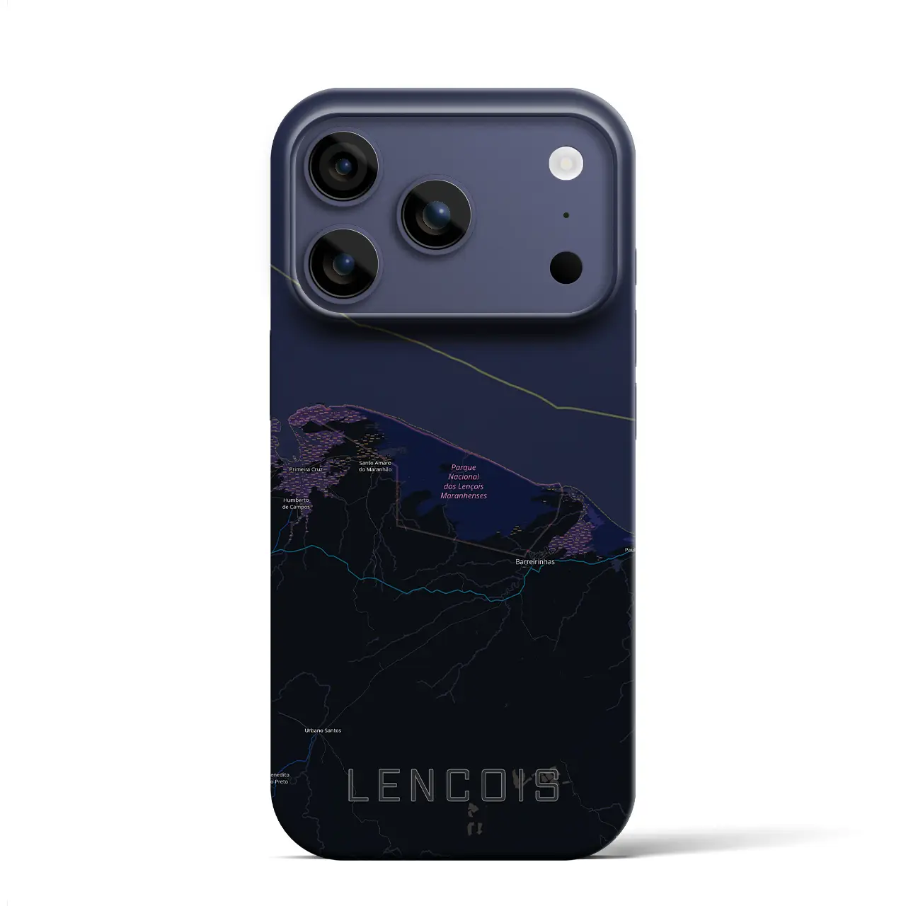 【レンソイス(ブラジル)】地図柄iPhoneケース(バックカバータイプ)