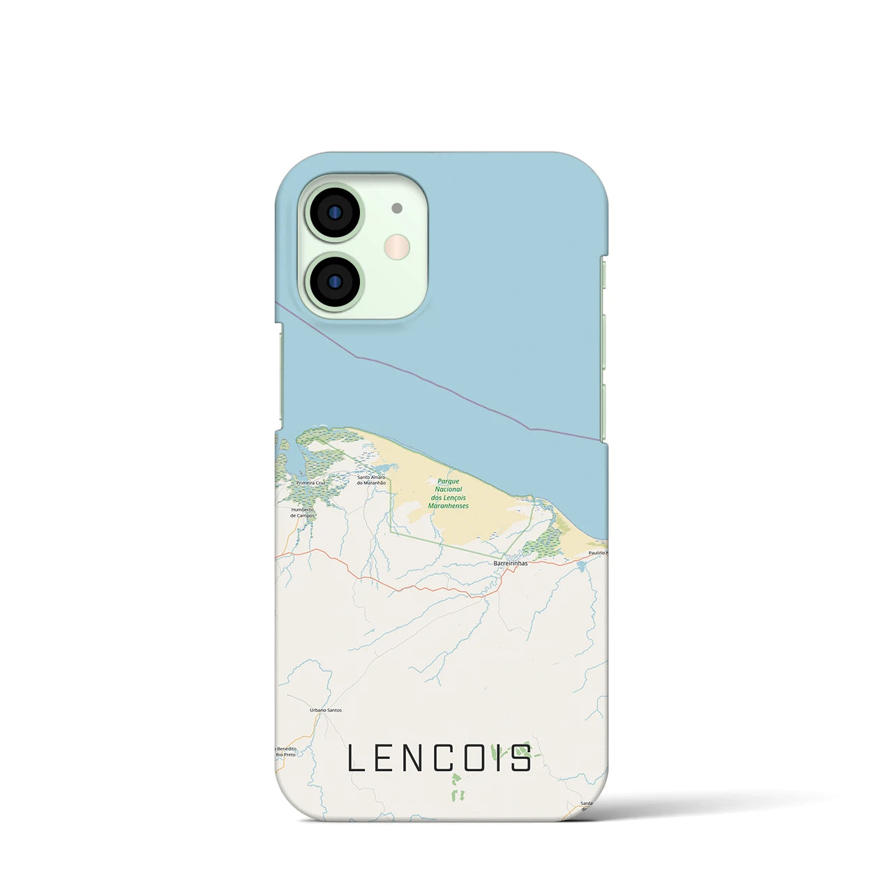 【レンソイス(ブラジル)】地図柄iPhoneケース(バックカバータイプ)