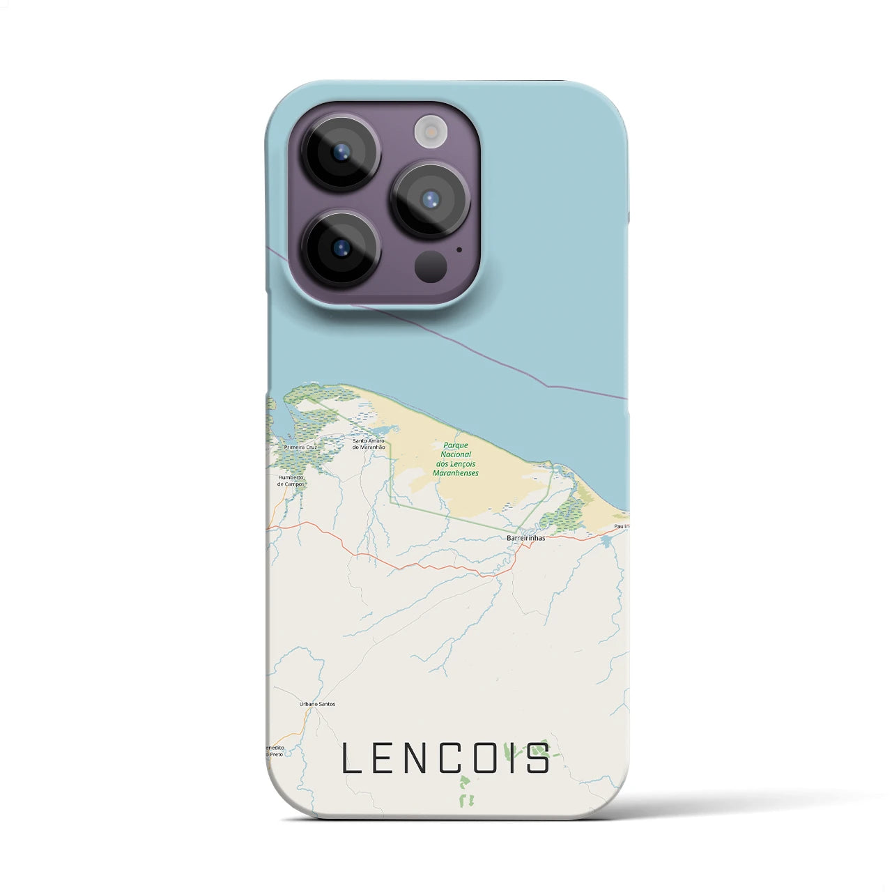 【レンソイス(ブラジル)】地図柄iPhoneケース(バックカバータイプ)