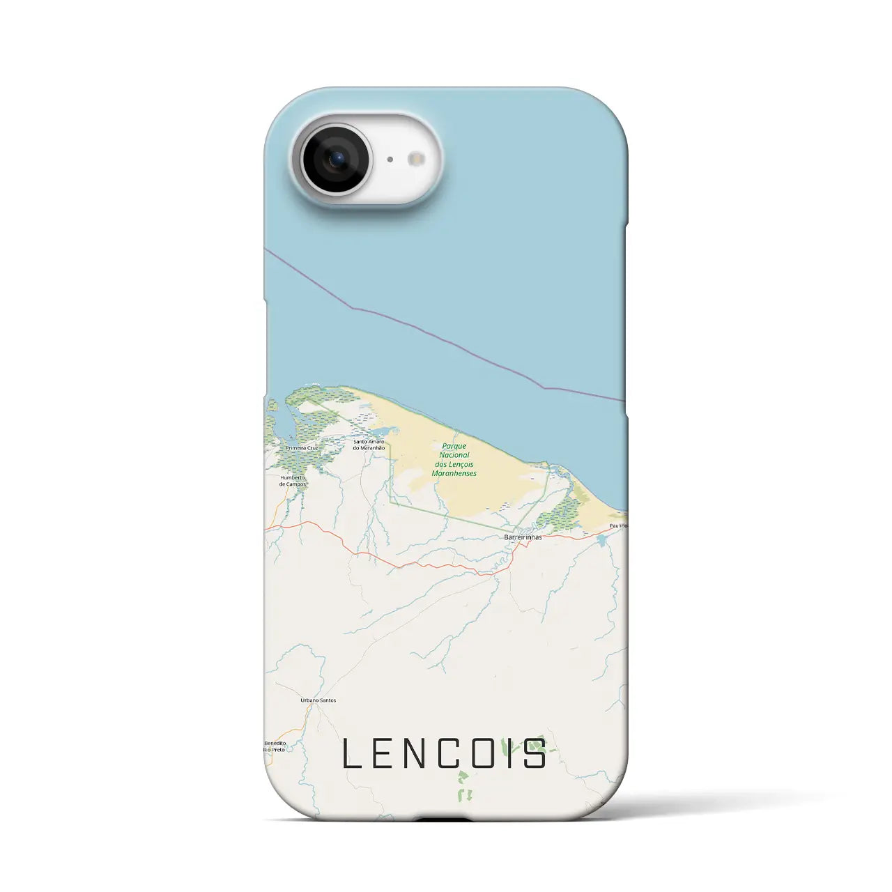 【レンソイス(ブラジル)】地図柄iPhoneケース(バックカバータイプ)