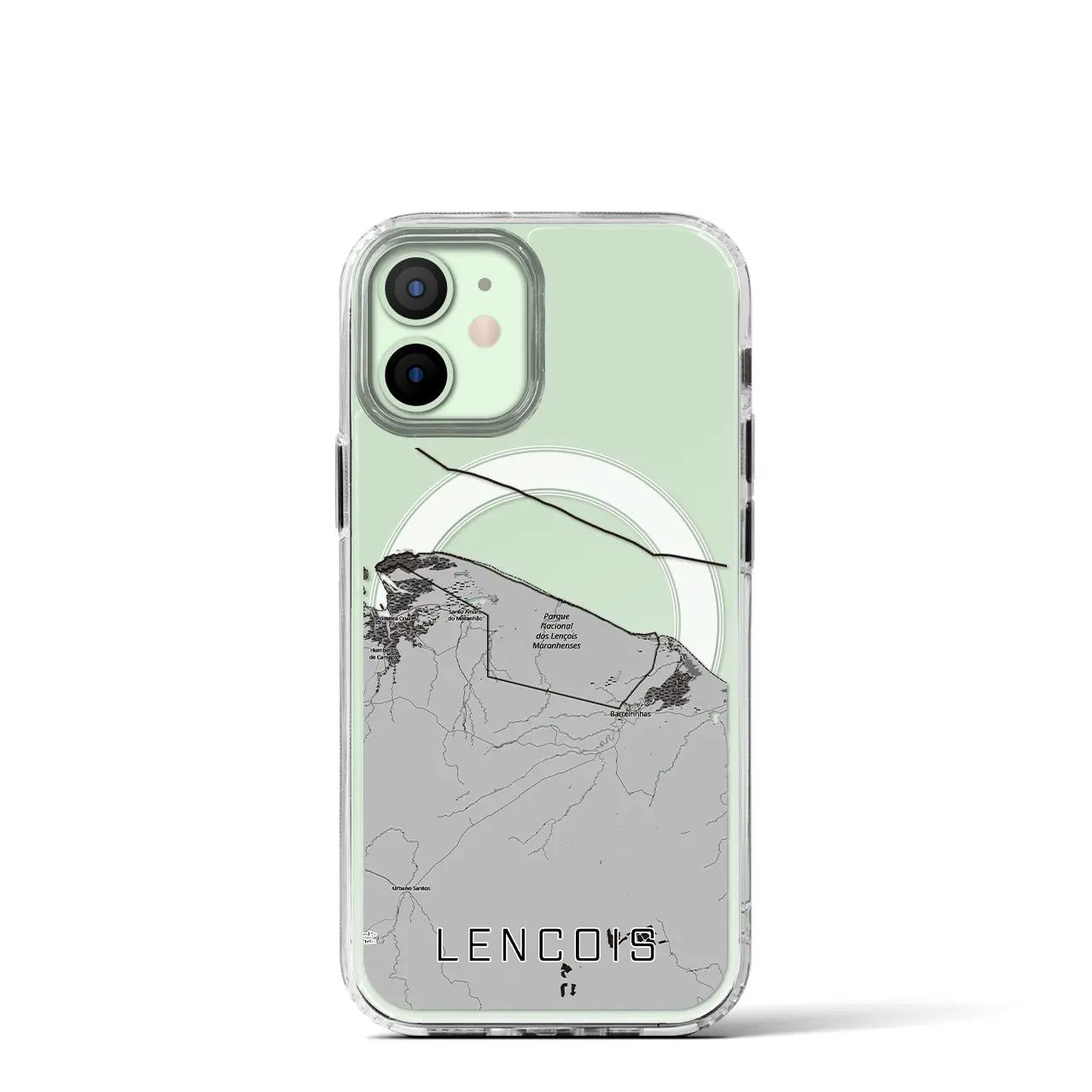 【レンソイス(ブラジル)】地図柄iPhoneケース(MagSafeタイプ)