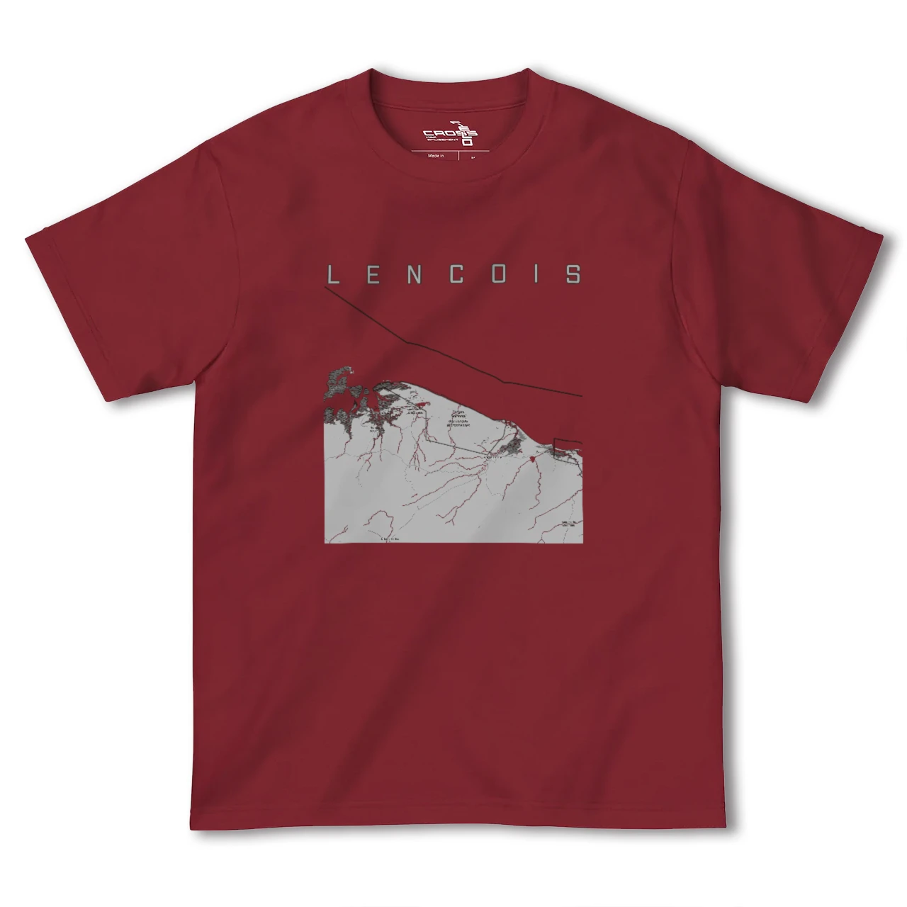 【レンソイス(ブラジル)】地図柄ヘビーウェイトTシャツ