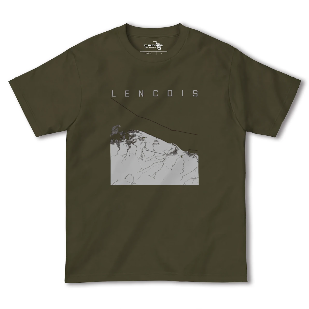 【レンソイス(ブラジル)】地図柄ヘビーウェイトTシャツ