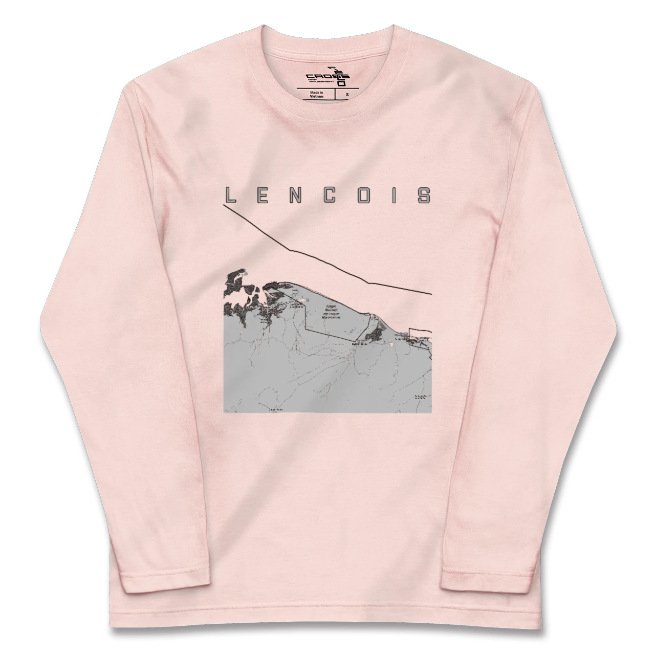 【レンソイス(ブラジル)】地図柄ロングスリーブTシャツ