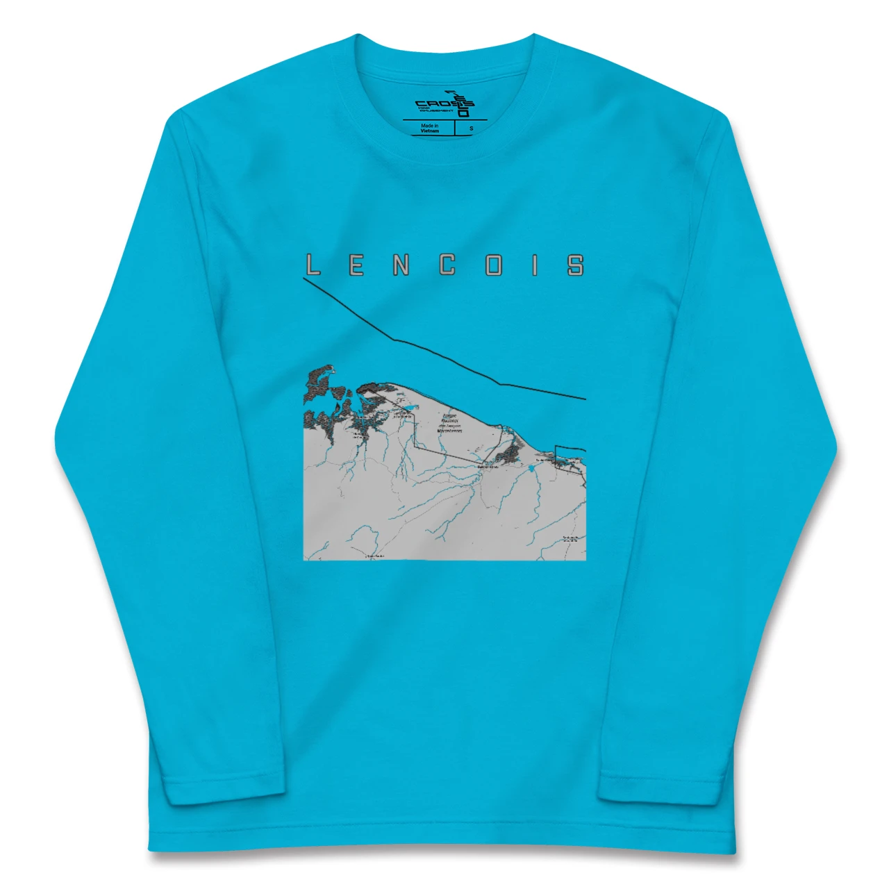 【レンソイス(ブラジル)】地図柄ロングスリーブTシャツ