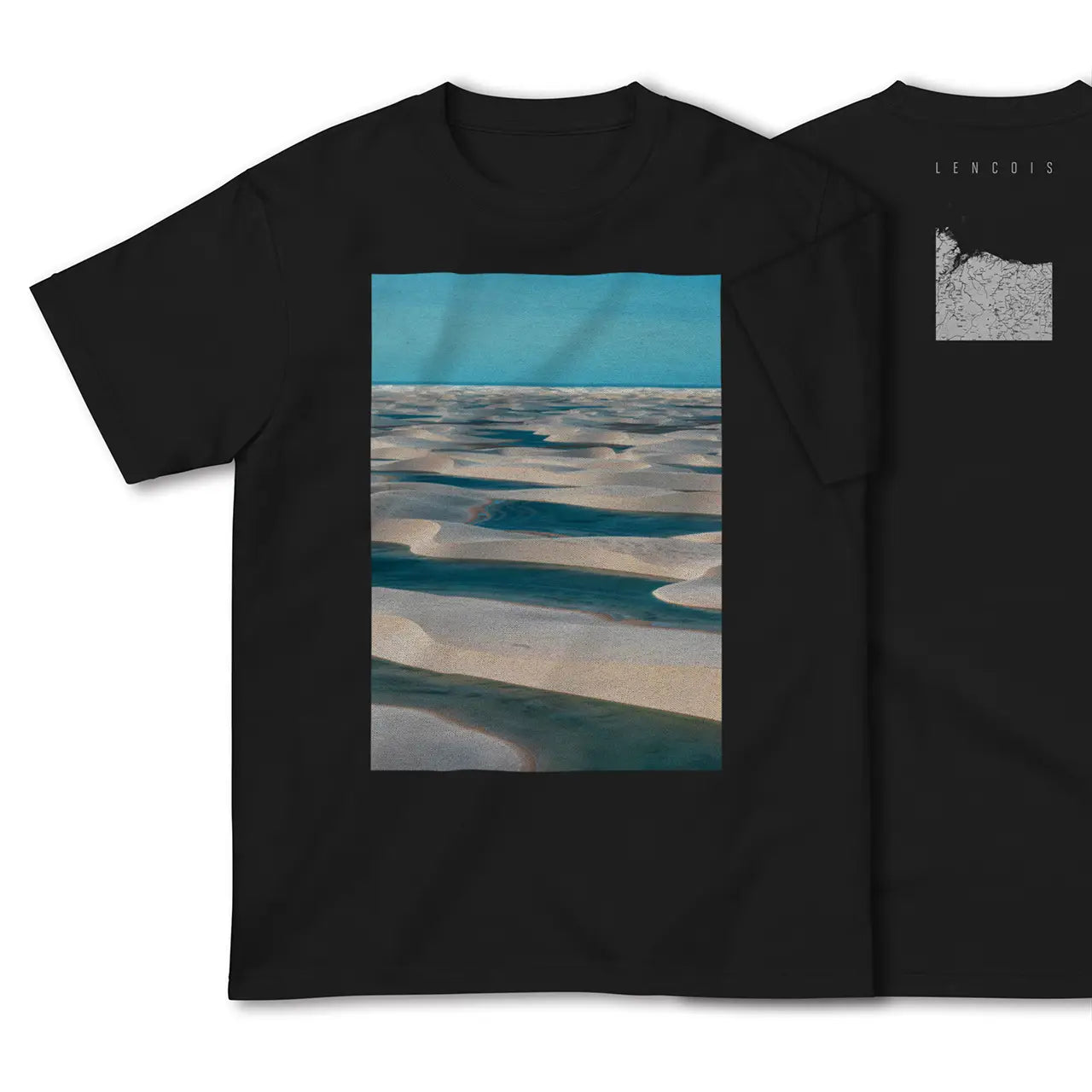 【レンソイス(ブラジル)】Map World ハイクオリティTシャツ