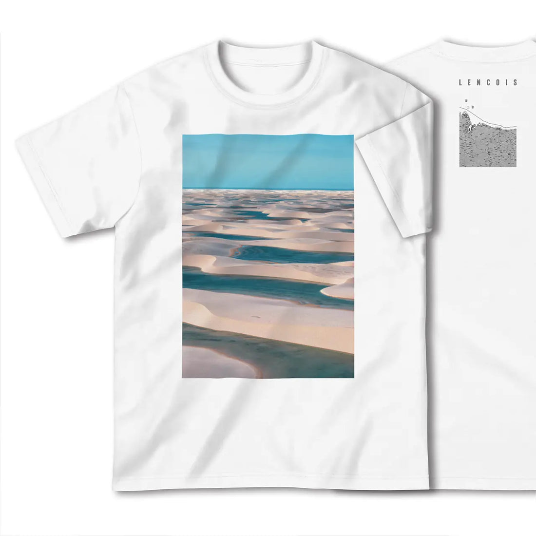 【レンソイス(ブラジル)】Map World ハイクオリティTシャツ