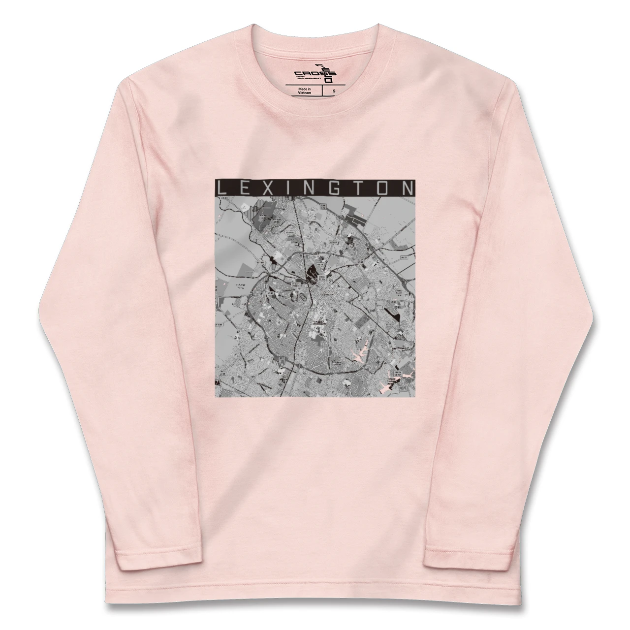 【レキシントン(アメリカ)】地図柄ロングスリーブTシャツ