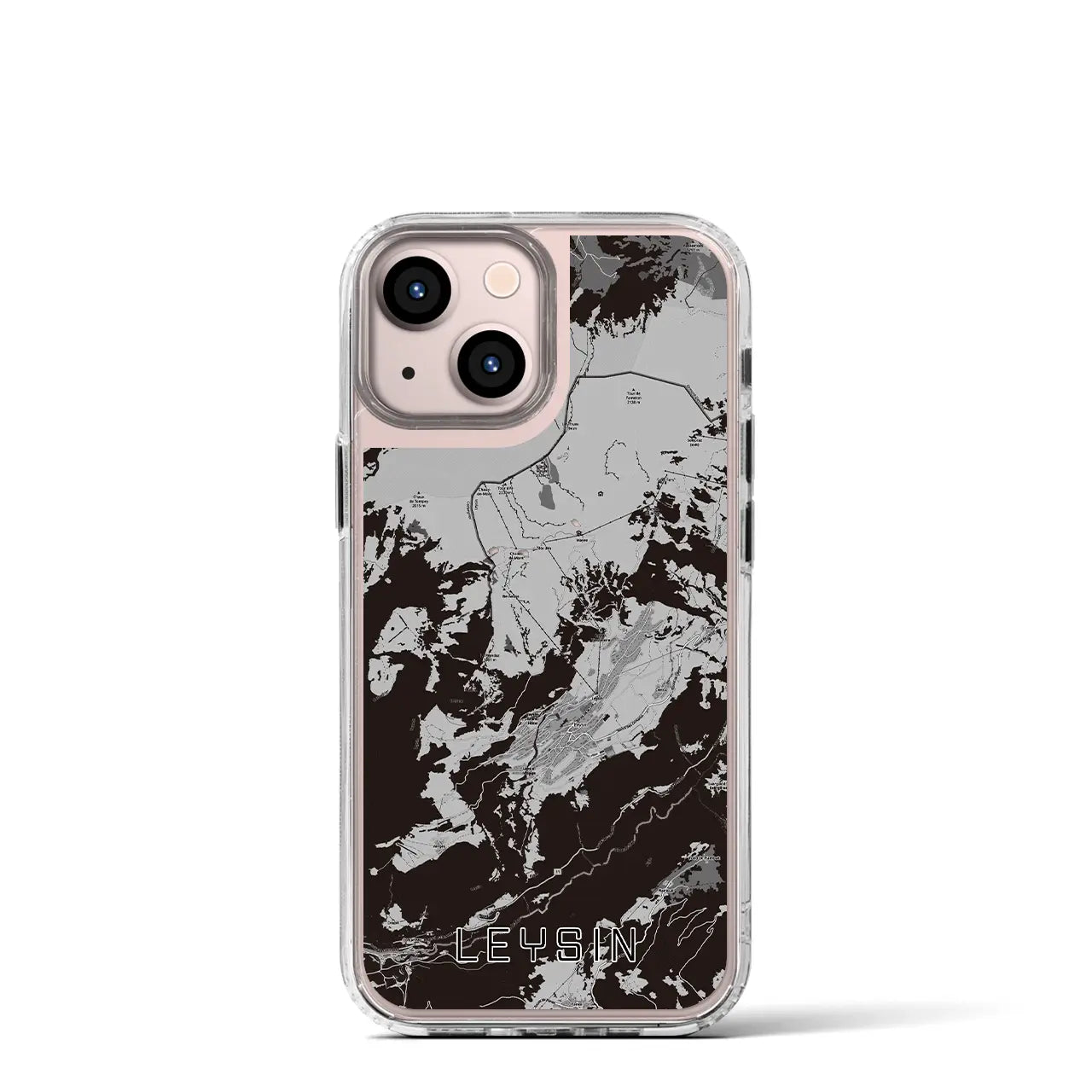 【レザン(スイス)】地図柄iPhoneケース(MagSafeタイプ)