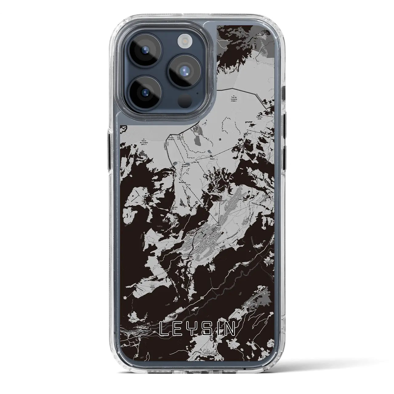 【レザン(スイス)】地図柄iPhoneケース(MagSafeタイプ)