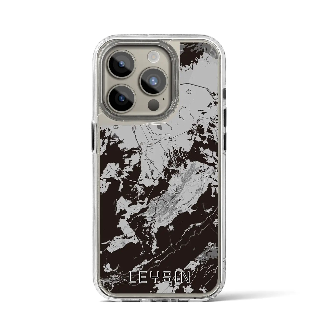 【レザン(スイス)】地図柄iPhoneケース(MagSafeタイプ)