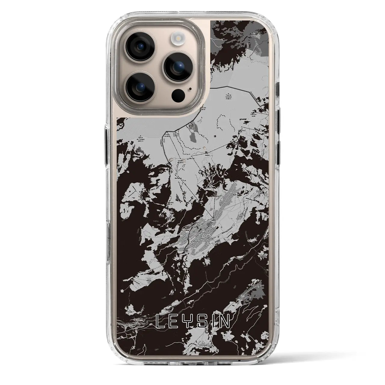 【レザン(スイス)】地図柄iPhoneケース(MagSafeタイプ)
