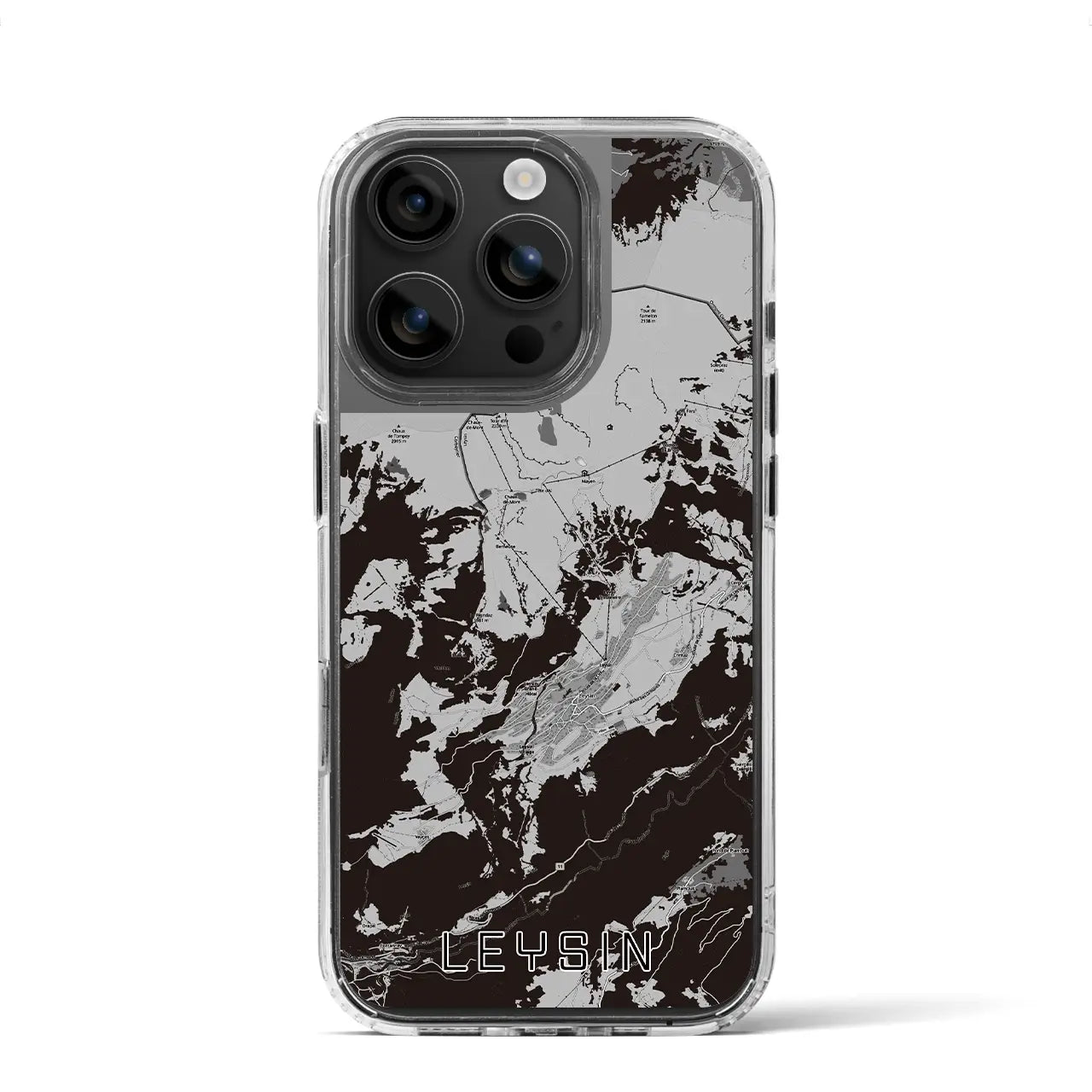 【レザン(スイス)】地図柄iPhoneケース(MagSafeタイプ)