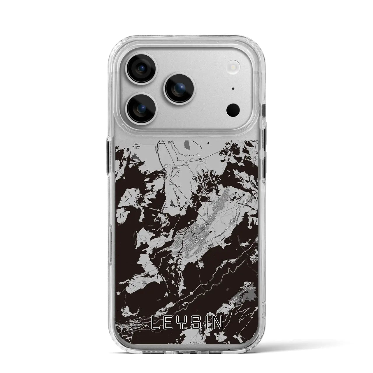 【レザン(スイス)】地図柄iPhoneケース(MagSafeタイプ)