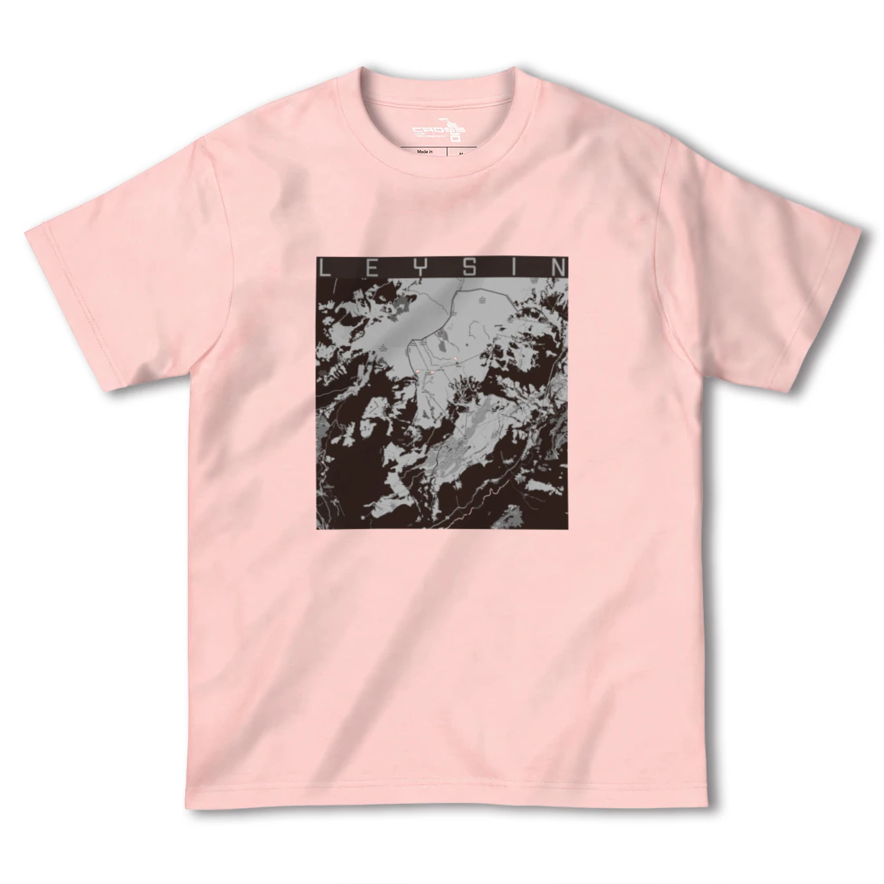 【レザン(スイス)】地図柄ヘビーウェイトTシャツ