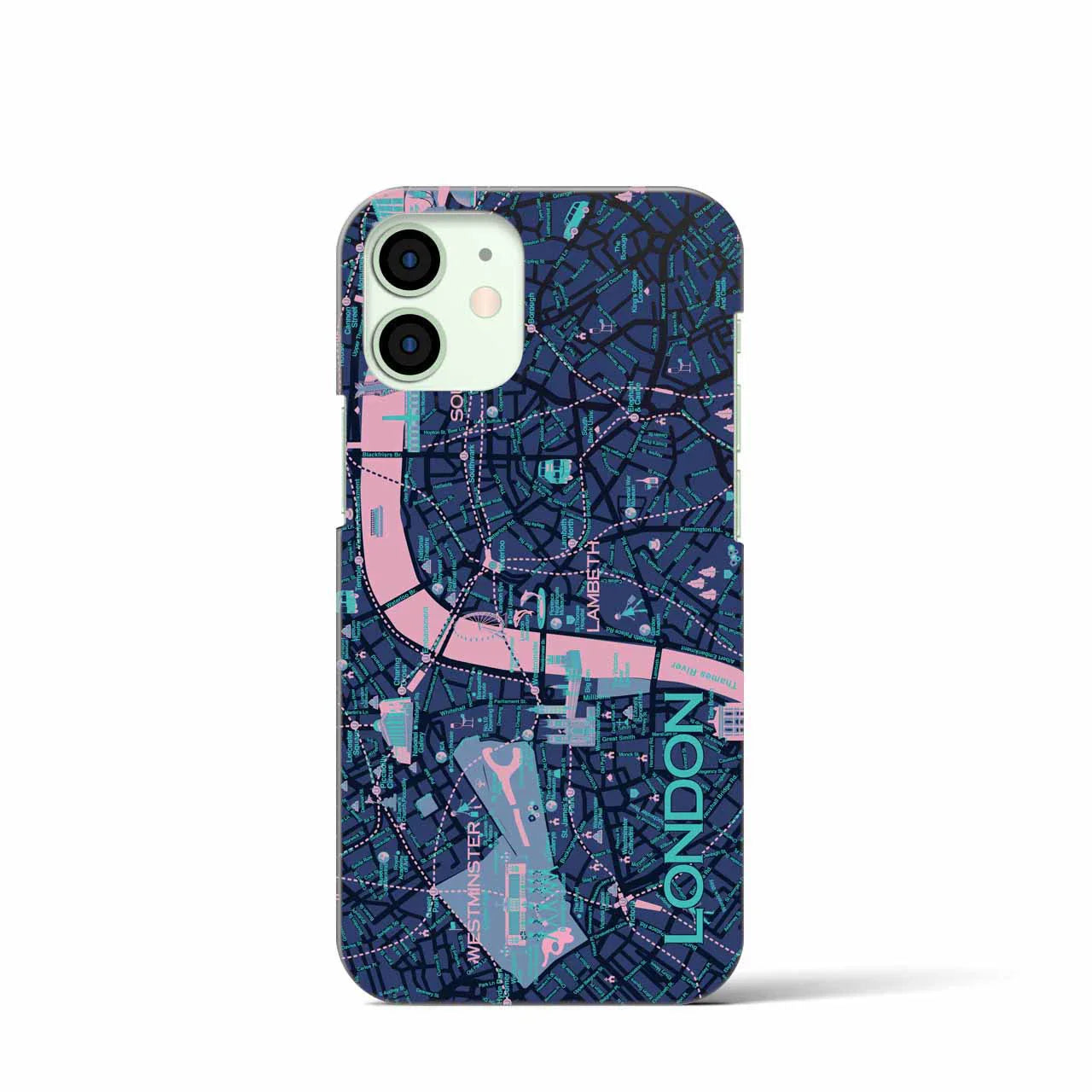 【ロンドン】イラストマップiPhoneケース(バックカバータイプ)