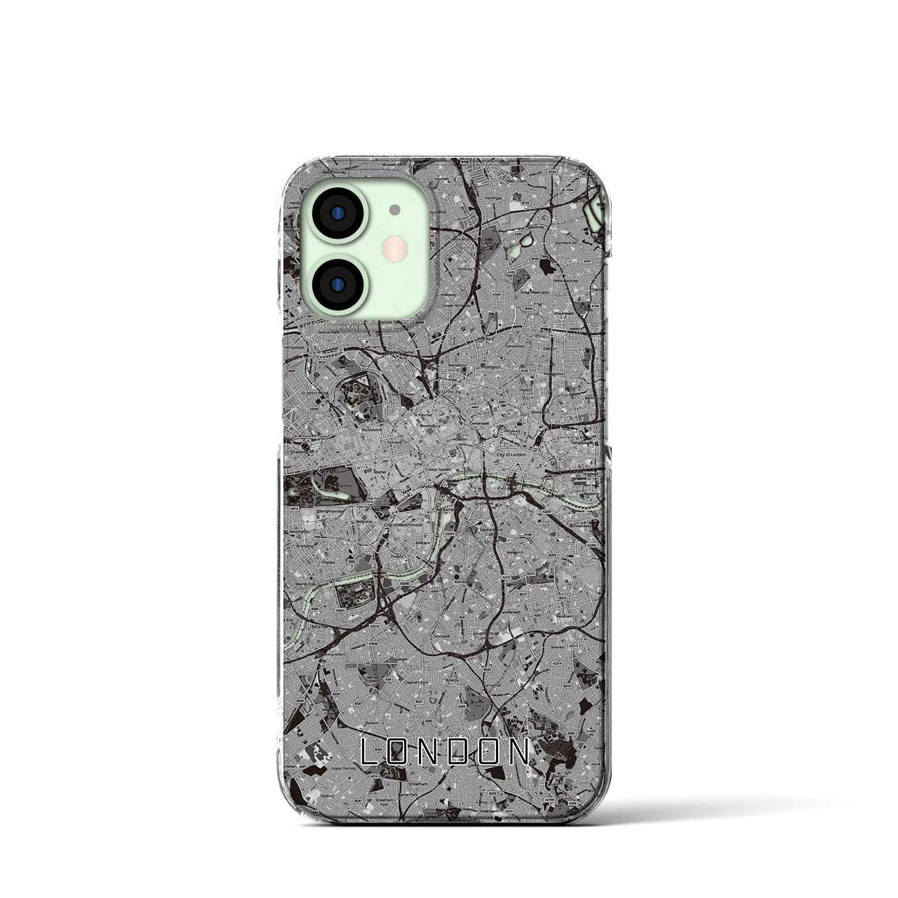 【ロンドン(イギリス)】地図柄iPhoneケース(クリアタイプ)