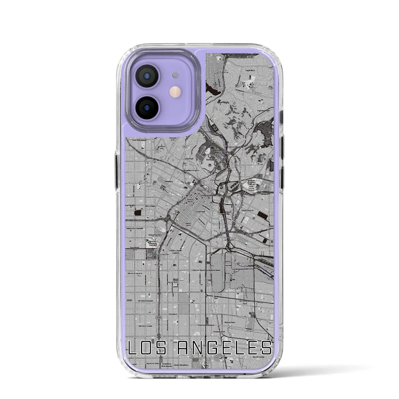 【ロサンゼルス(アメリカ)】地図柄iPhoneケース(MagSafeタイプ)