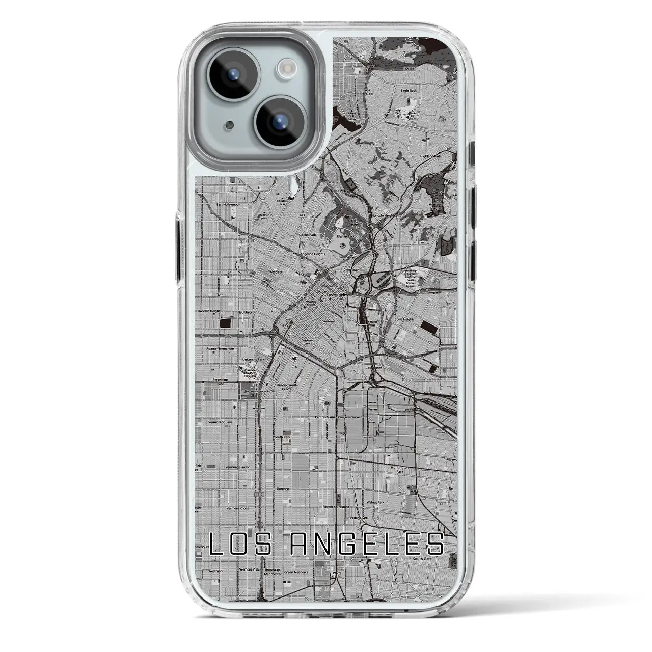 【ロサンゼルス(アメリカ)】地図柄iPhoneケース(MagSafeタイプ)