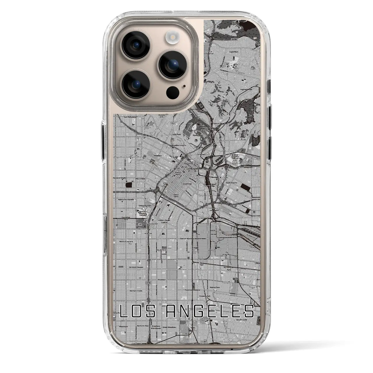 【ロサンゼルス(アメリカ)】地図柄iPhoneケース(MagSafeタイプ)