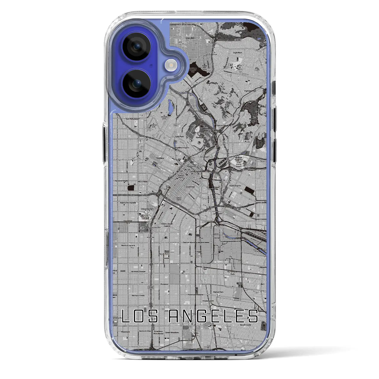 【ロサンゼルス(アメリカ)】地図柄iPhoneケース(MagSafeタイプ)