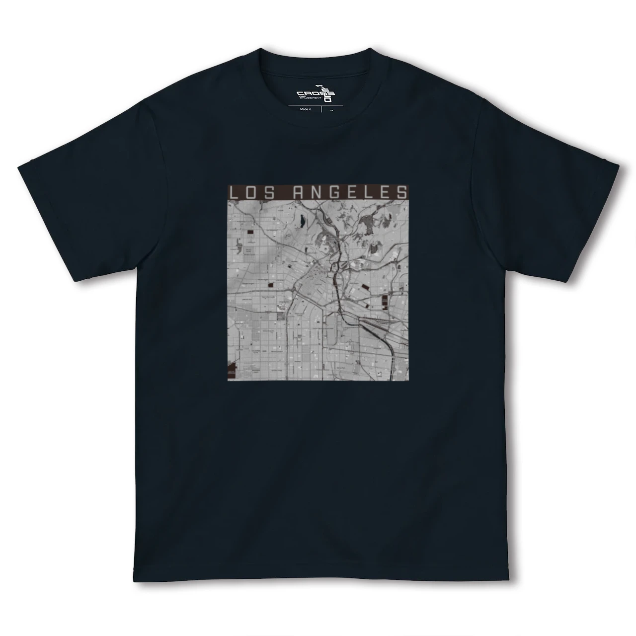 【ロサンゼルス(アメリカ)】地図柄ヘビーウェイトTシャツ
