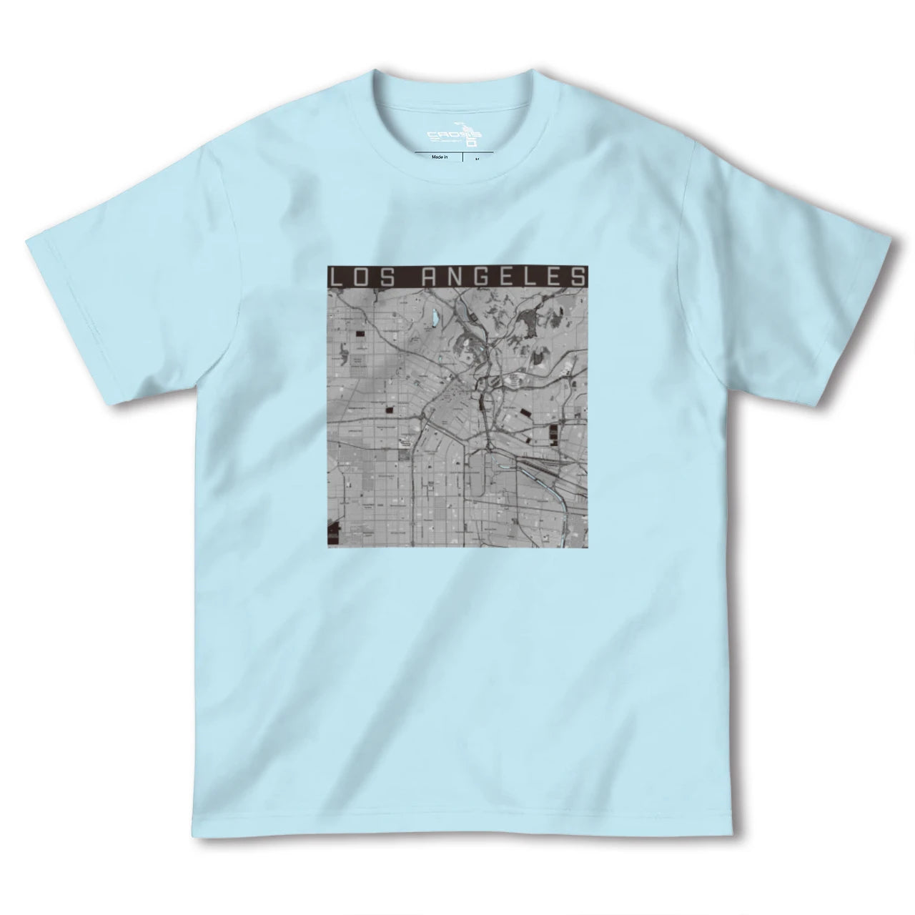 【ロサンゼルス(アメリカ)】地図柄ヘビーウェイトTシャツ