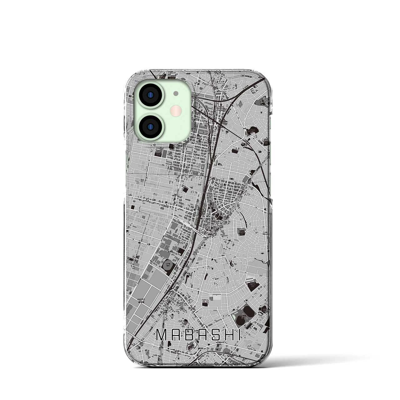 【馬橋(千葉県)】地図柄iPhoneケース(クリアタイプ)