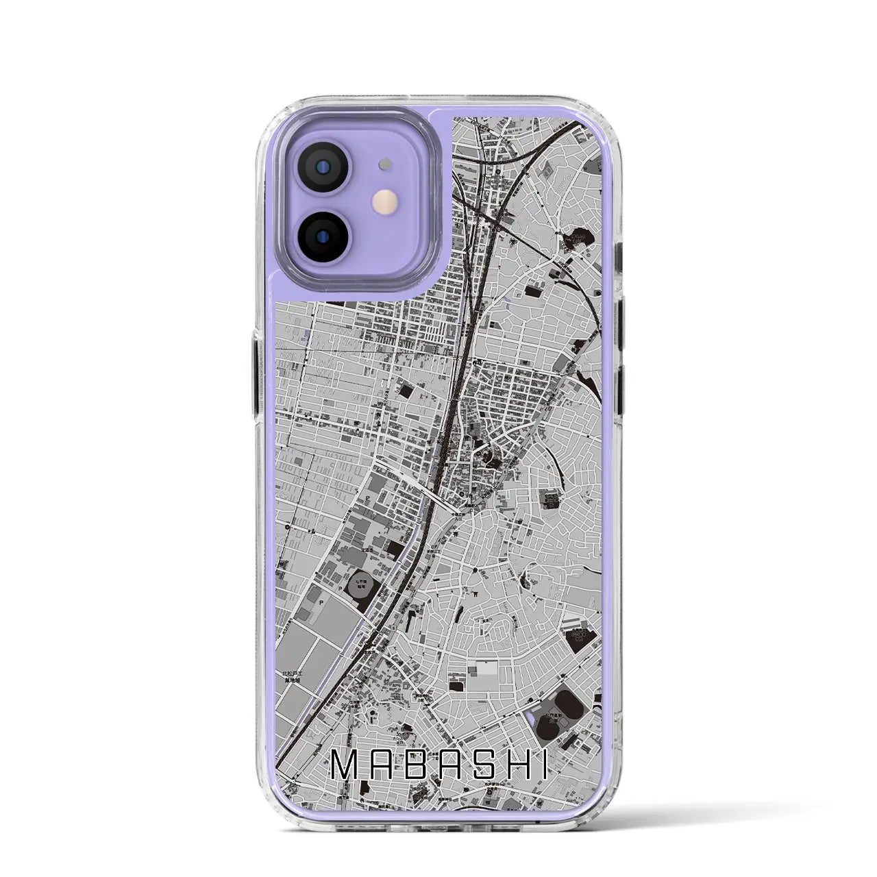 【馬橋(千葉県)】地図柄iPhoneケース(MagSafeタイプ)