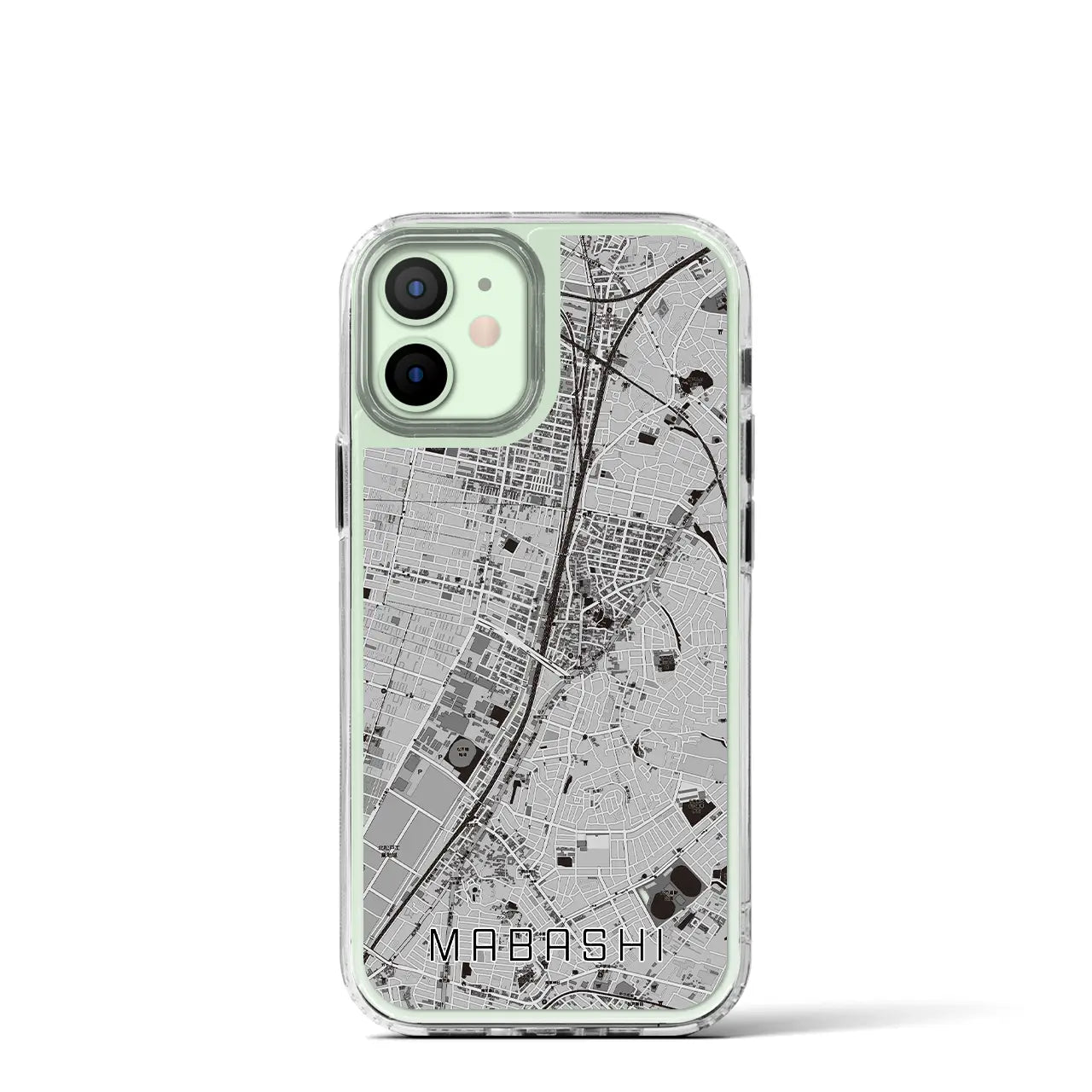 【馬橋(千葉県)】地図柄iPhoneケース(MagSafeタイプ)