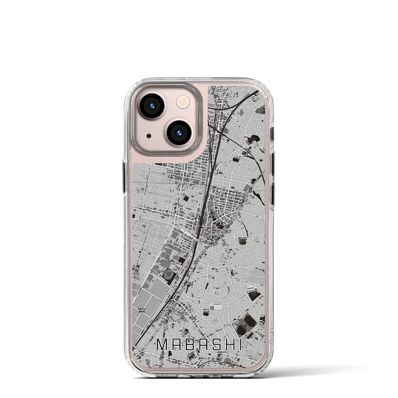 【馬橋(千葉県)】地図柄iPhoneケース(MagSafeタイプ)