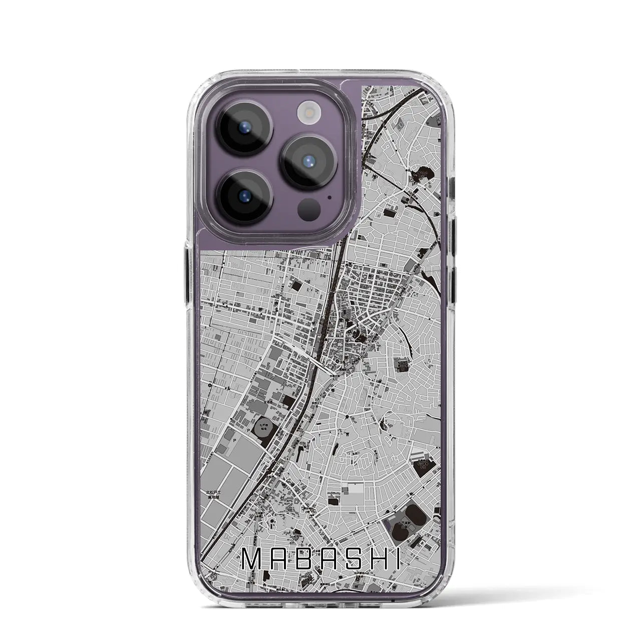 【馬橋(千葉県)】地図柄iPhoneケース(MagSafeタイプ)