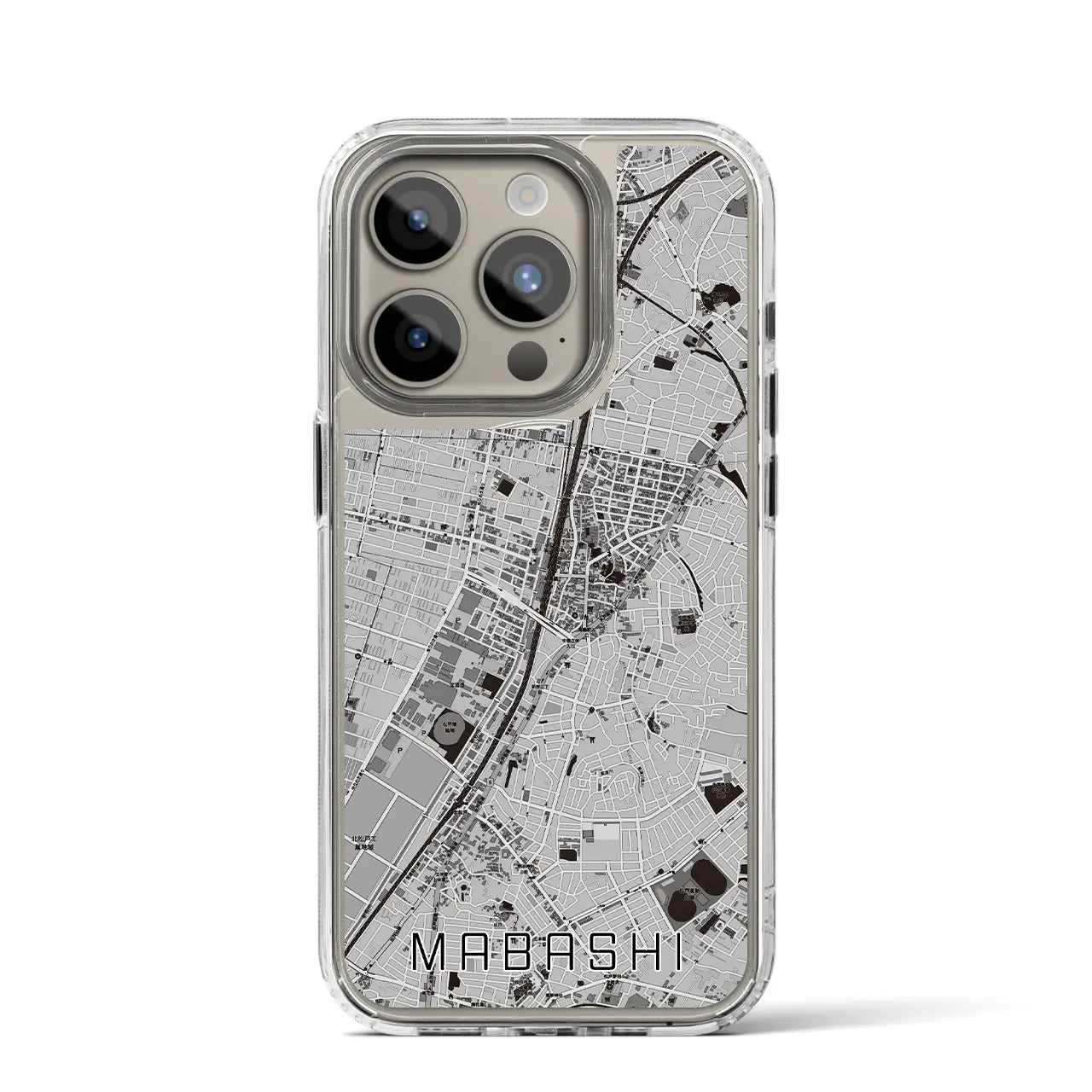 【馬橋(千葉県)】地図柄iPhoneケース(MagSafeタイプ)