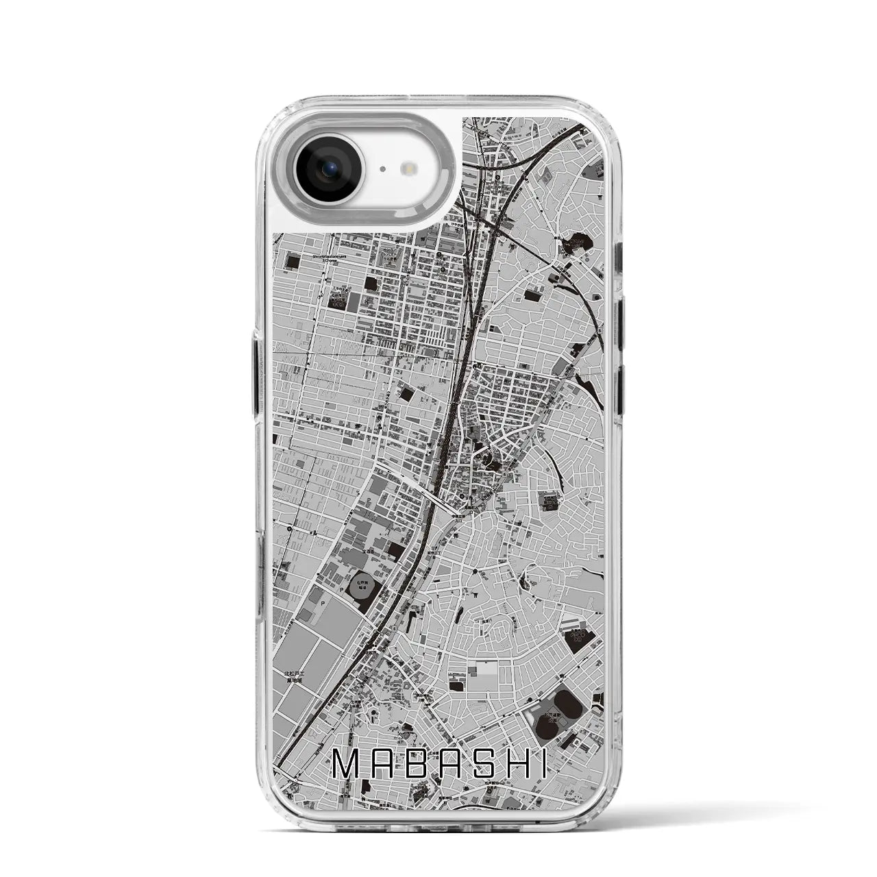 【馬橋(千葉県)】地図柄iPhoneケース(MagSafeタイプ)