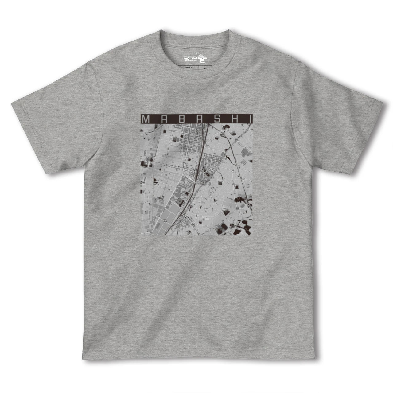 【馬橋(千葉県)】地図柄ヘビーウェイトTシャツ