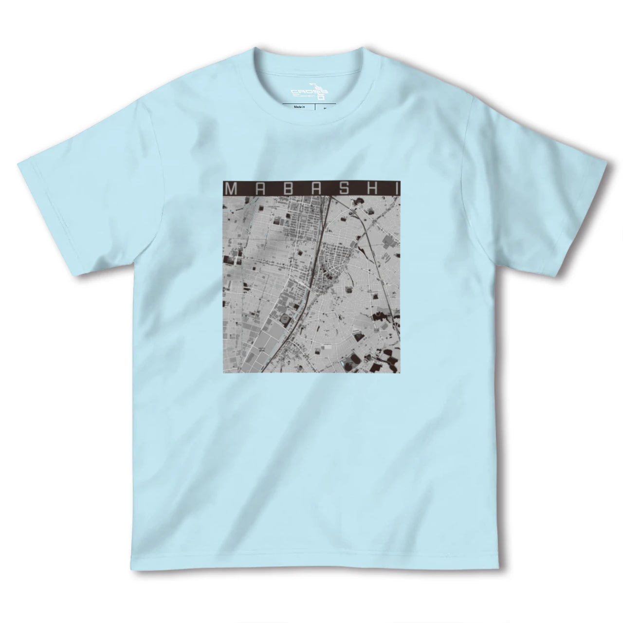 【馬橋(千葉県)】地図柄ヘビーウェイトTシャツ