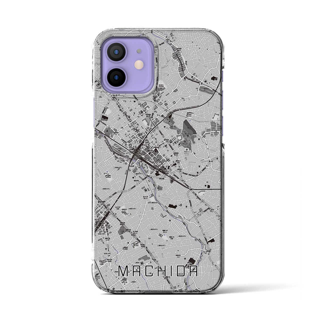 【町田(東京都)】地図柄iPhoneケース(クリアタイプ)