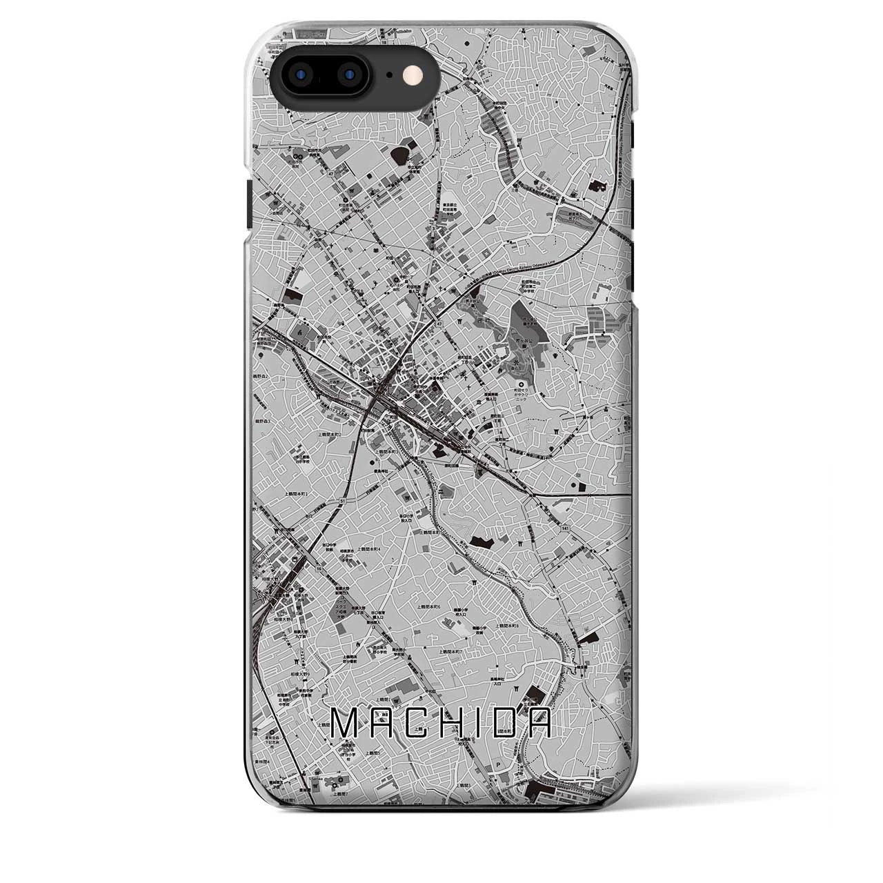 【町田(東京都)】地図柄iPhoneケース(クリアタイプ)