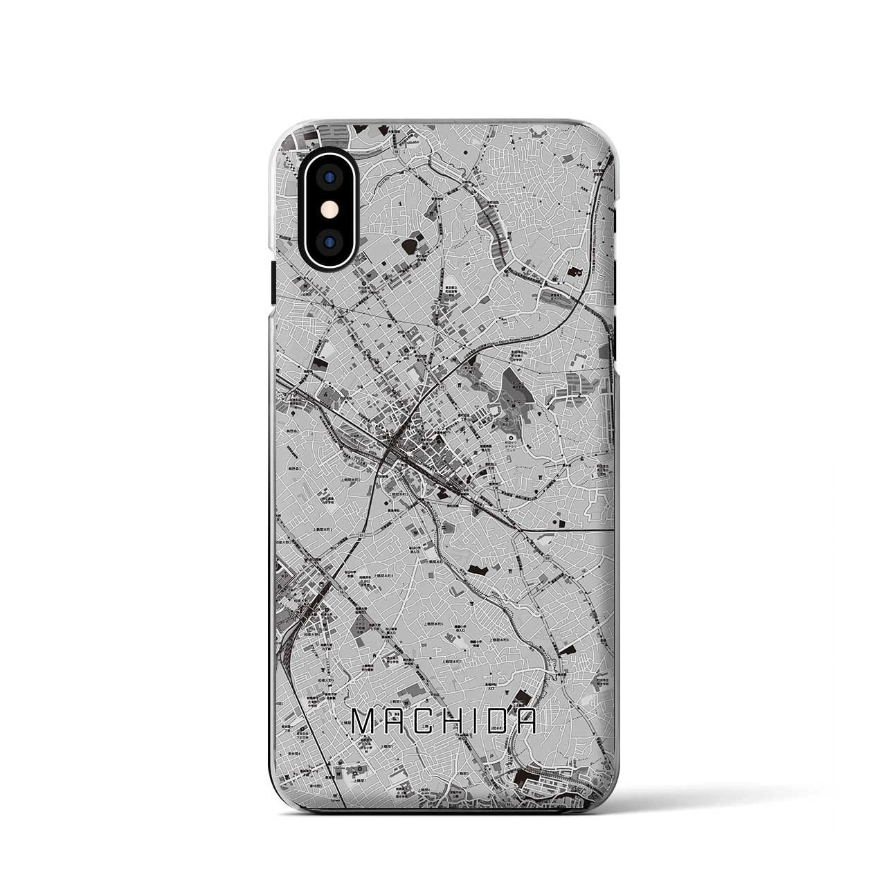 【町田(東京都)】地図柄iPhoneケース(クリアタイプ)