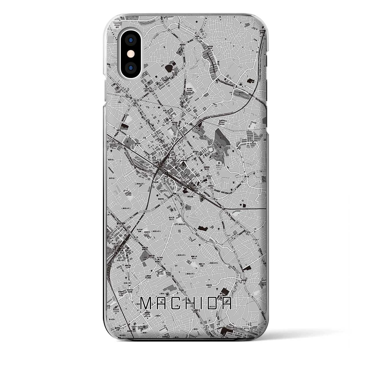 【町田(東京都)】地図柄iPhoneケース(クリアタイプ)