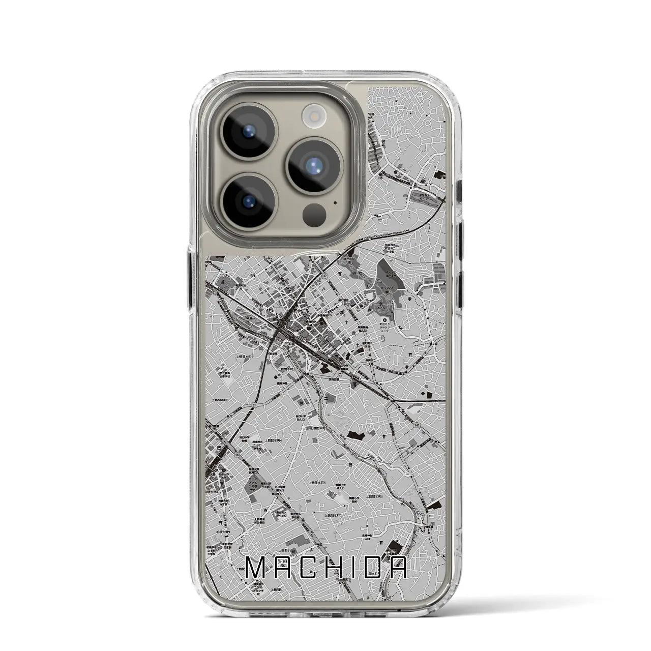 【町田(東京都)】地図柄iPhoneケース(MagSafeタイプ)