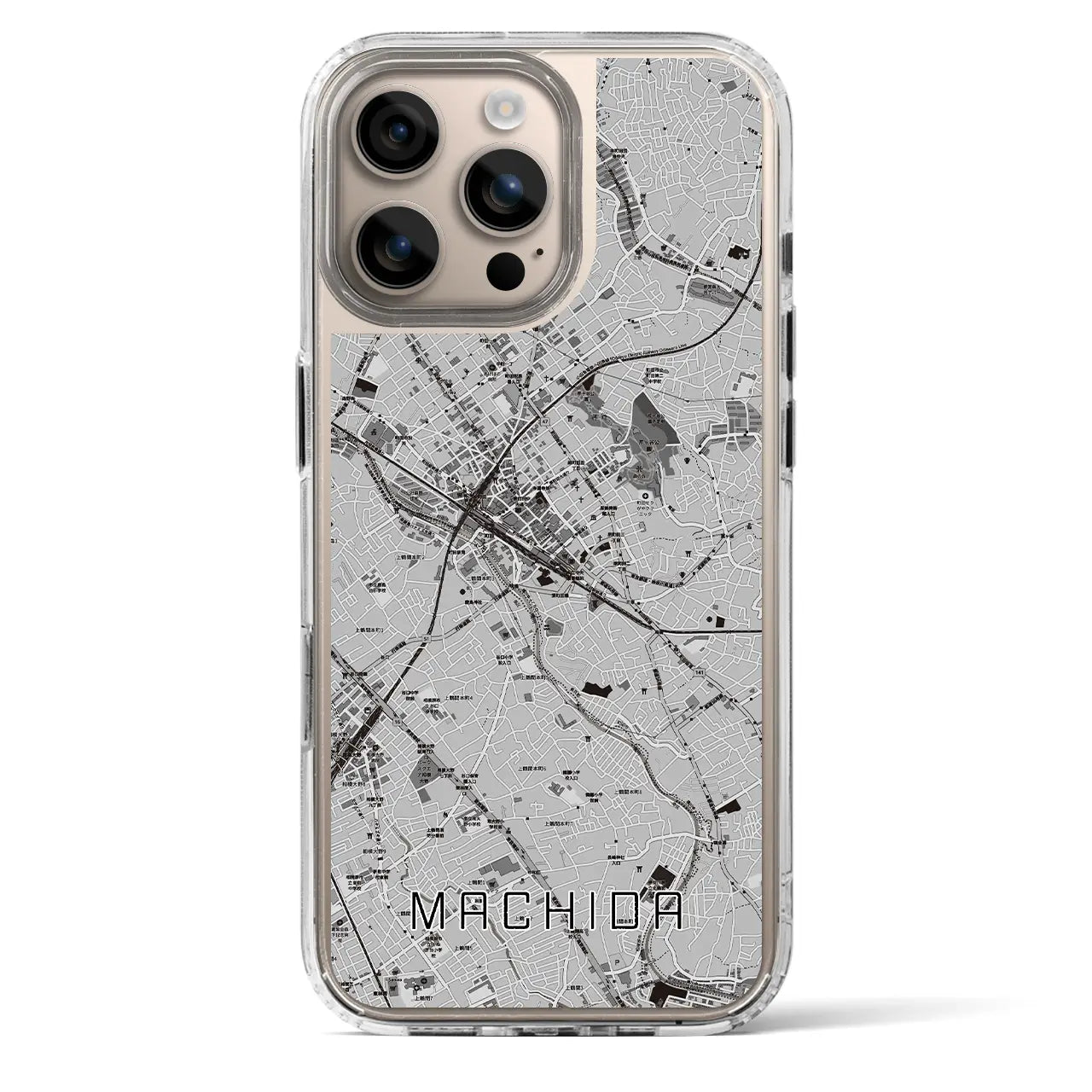 【町田(東京都)】地図柄iPhoneケース(MagSafeタイプ)