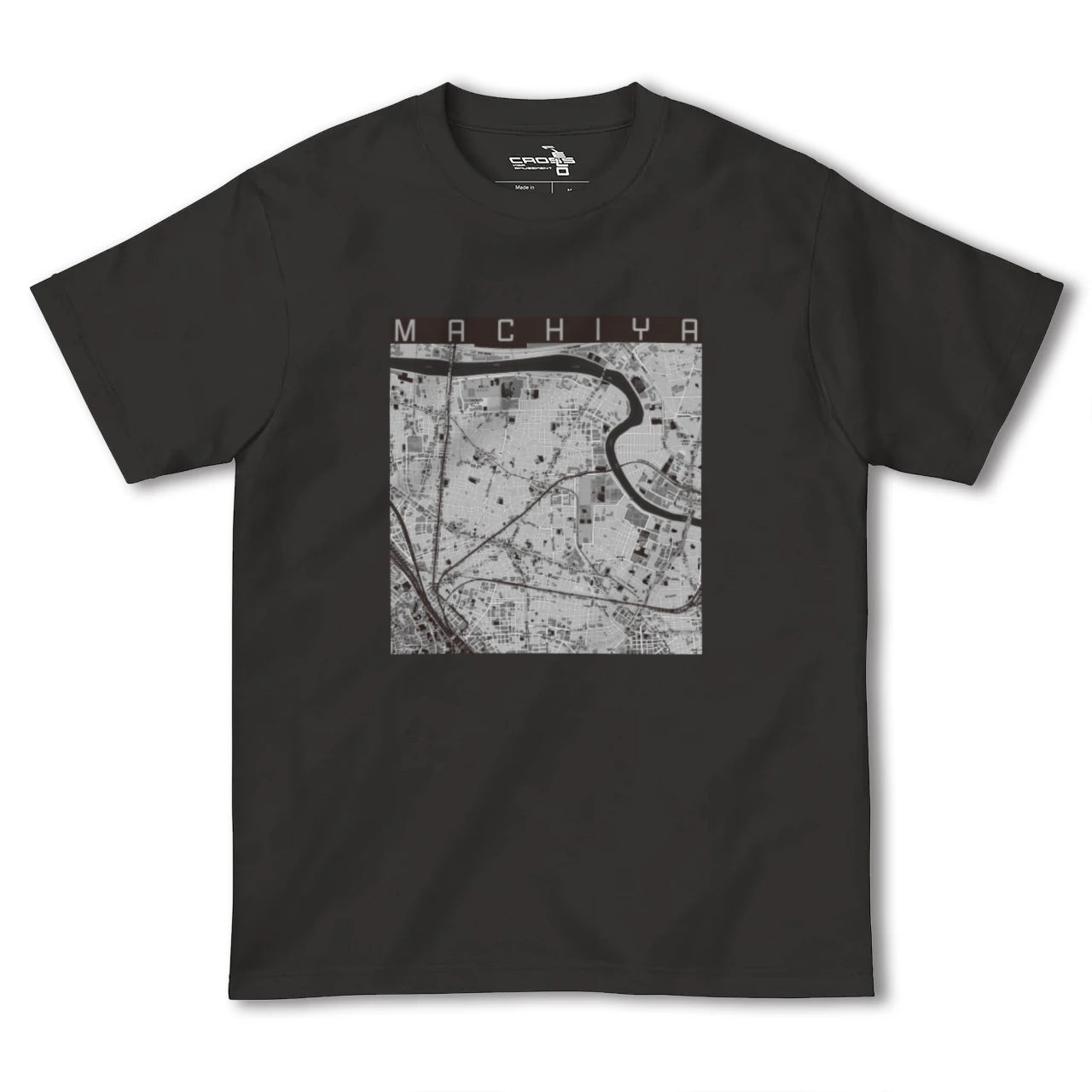 【町屋(東京都)】地図柄ヘビーウェイトTシャツ