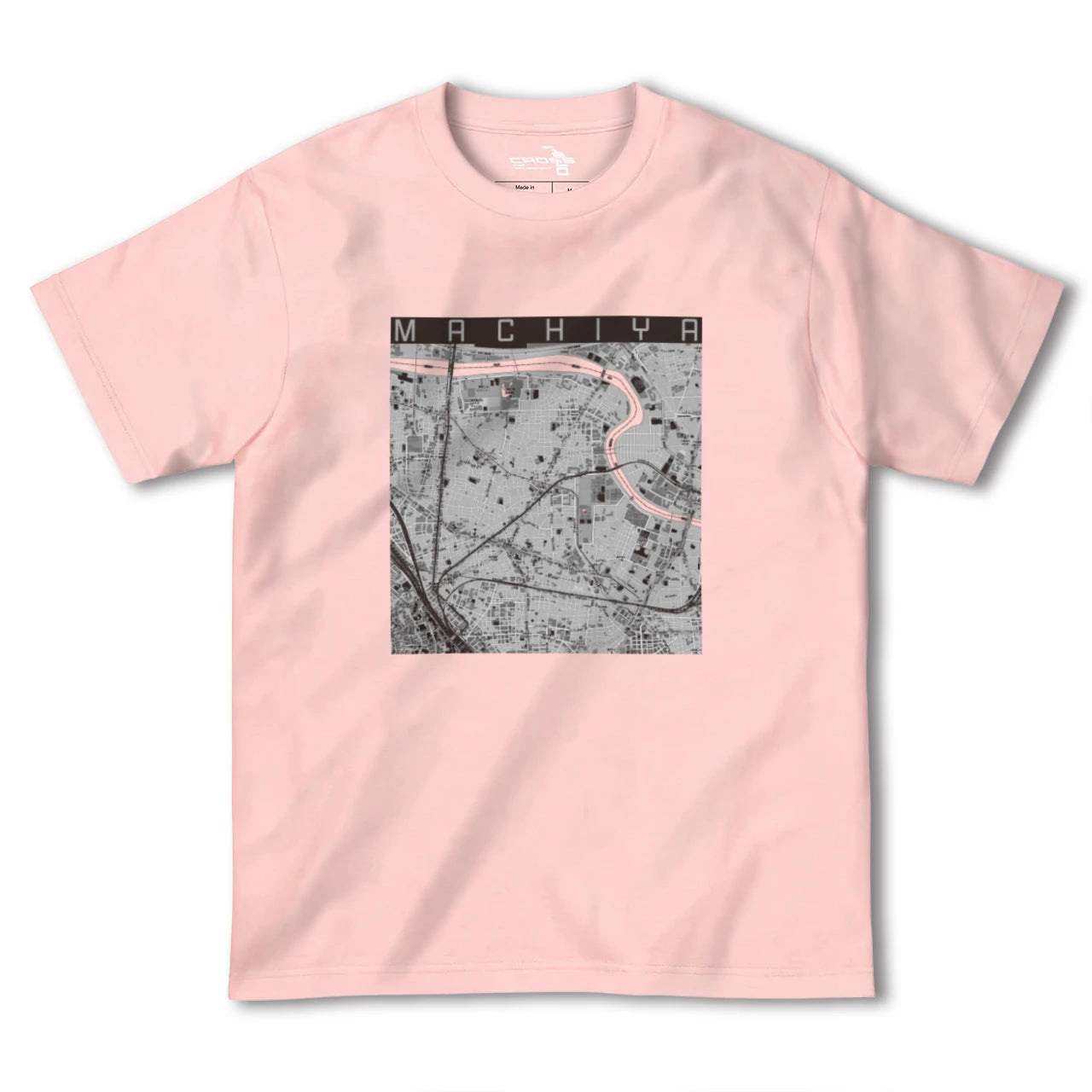 【町屋(東京都)】地図柄ヘビーウェイトTシャツ