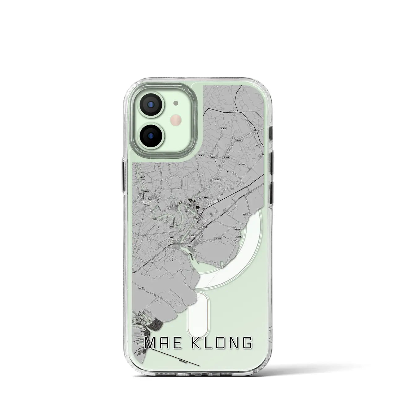 【メークロン(タイ)】地図柄iPhoneケース(MagSafeタイプ)